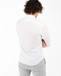 BLUE LEMON - CAMICIA MANICA LUNGA LINO COREANO