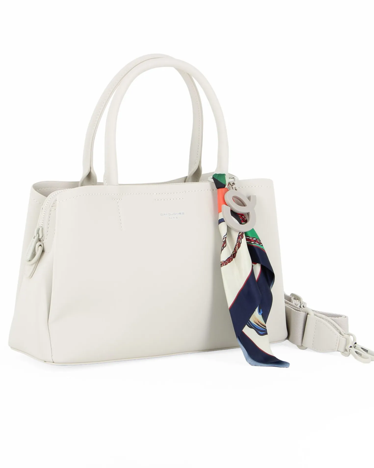 BORSA A MANO 2MANICI C/CHARM+FOULARD