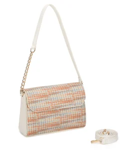 BORSA A SPALLA CON PATTINA