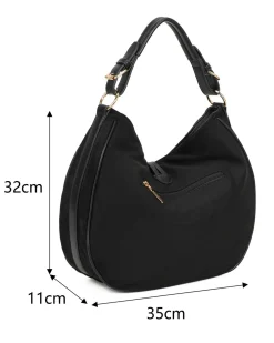 BORSA A SPALLA C/PENNACCHIO A FRANGE