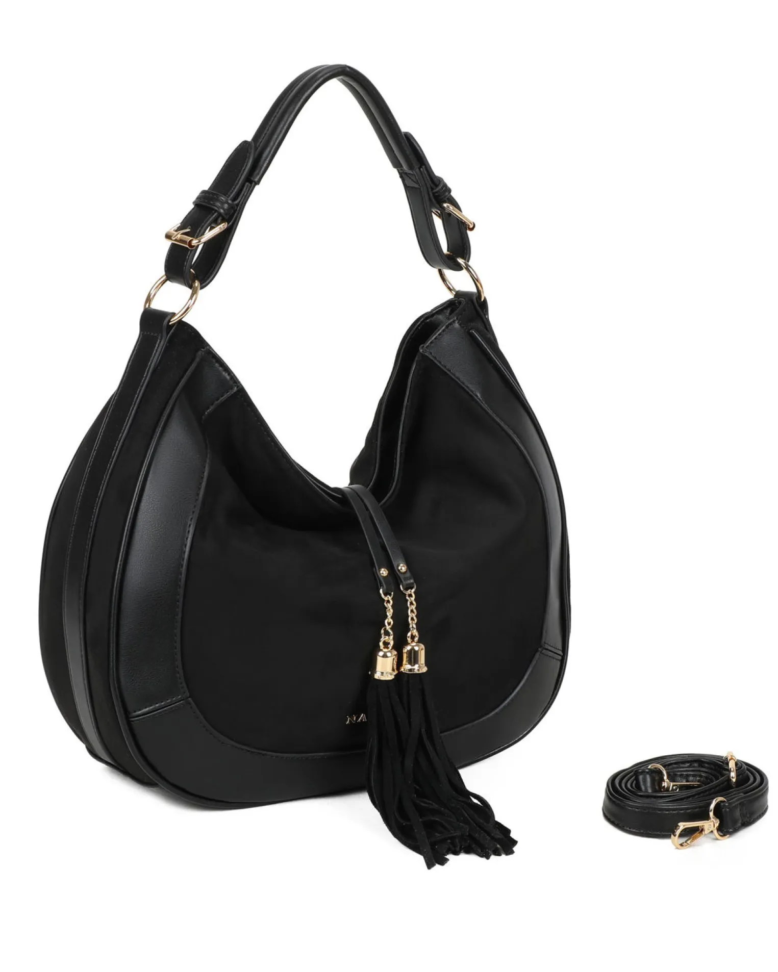 BORSA A SPALLA C/PENNACCHIO A FRANGE