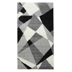 BOYTEKS –  Tappeto Milano grigio con disegno astratto 133x190 cm