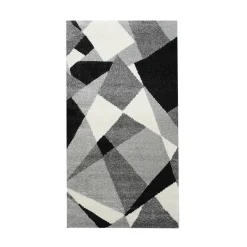BOYTEKS –  Tappeto Milano grigio con disegno astratto 80x150 cm