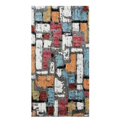 BOYTEKS –  Tappeto Milano multicolor con disegno astratto 110X170 cm