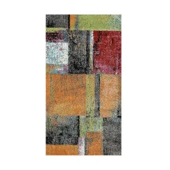 BOYTEKS –  Tappeto Milano multicolor con disegno astratto 110X170 cm