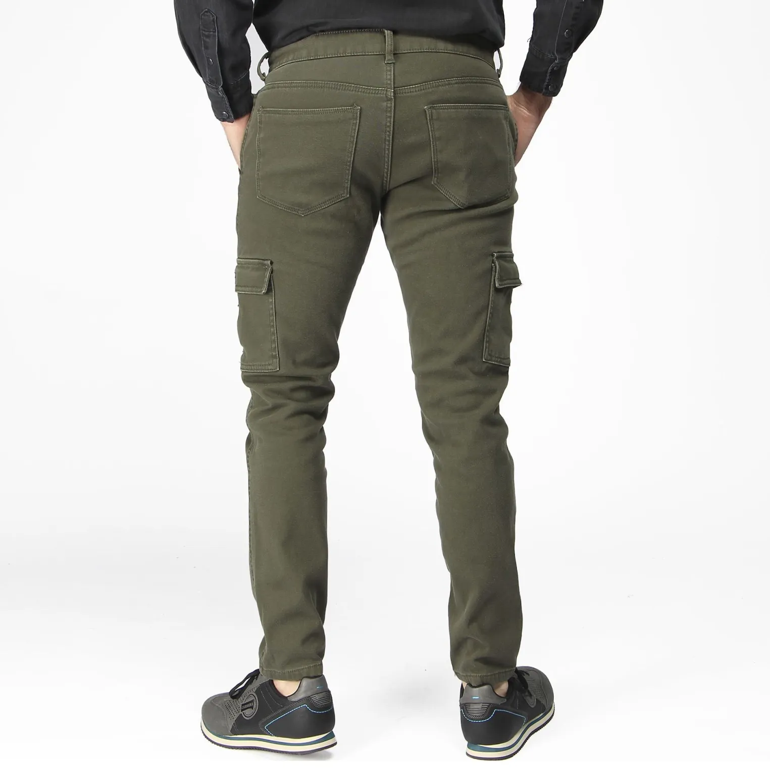 BREZZA DI MARE - OLIVER PANTALONE FOFERATO IN PILE