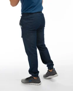BREZZA DI MARE - UOMO PANTALONE DENIM CON TASCONI