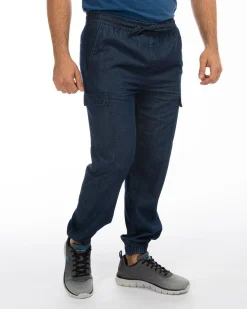 BREZZA DI MARE - UOMO PANTALONE DENIM CON TASCONI
