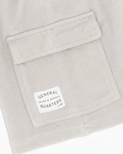 BROKER'S - Bermuda grigio in cargo piquet