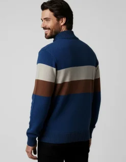 BROKER'S - Maglia manica lunga full zip in ciniglia