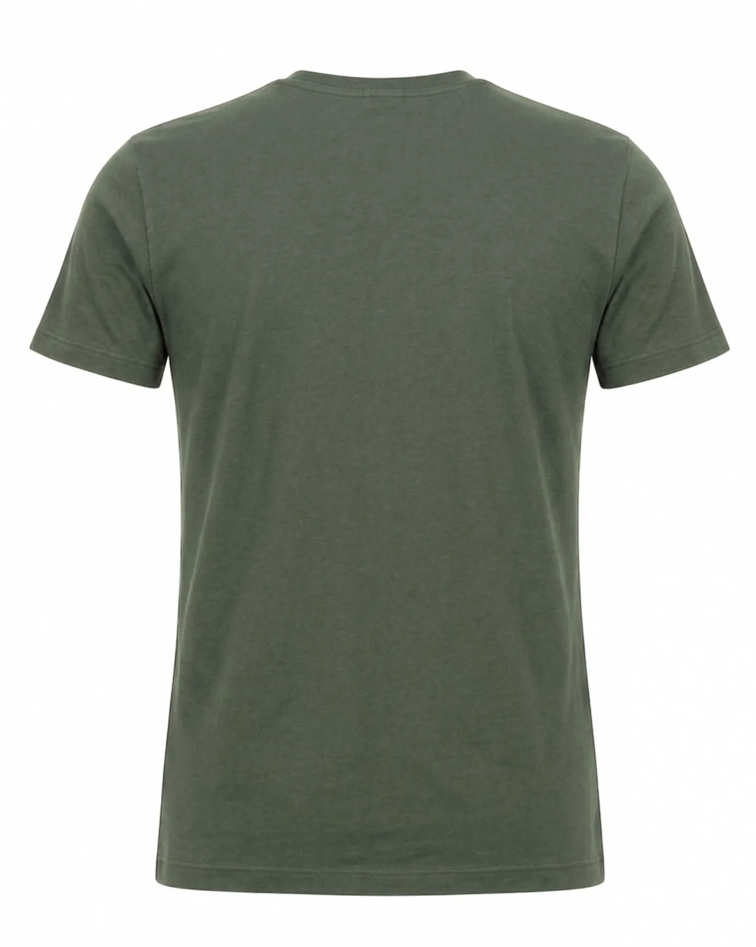 BROKER'S - Tshirt mezza manica con scollo a girocollo BAMBOO verde
