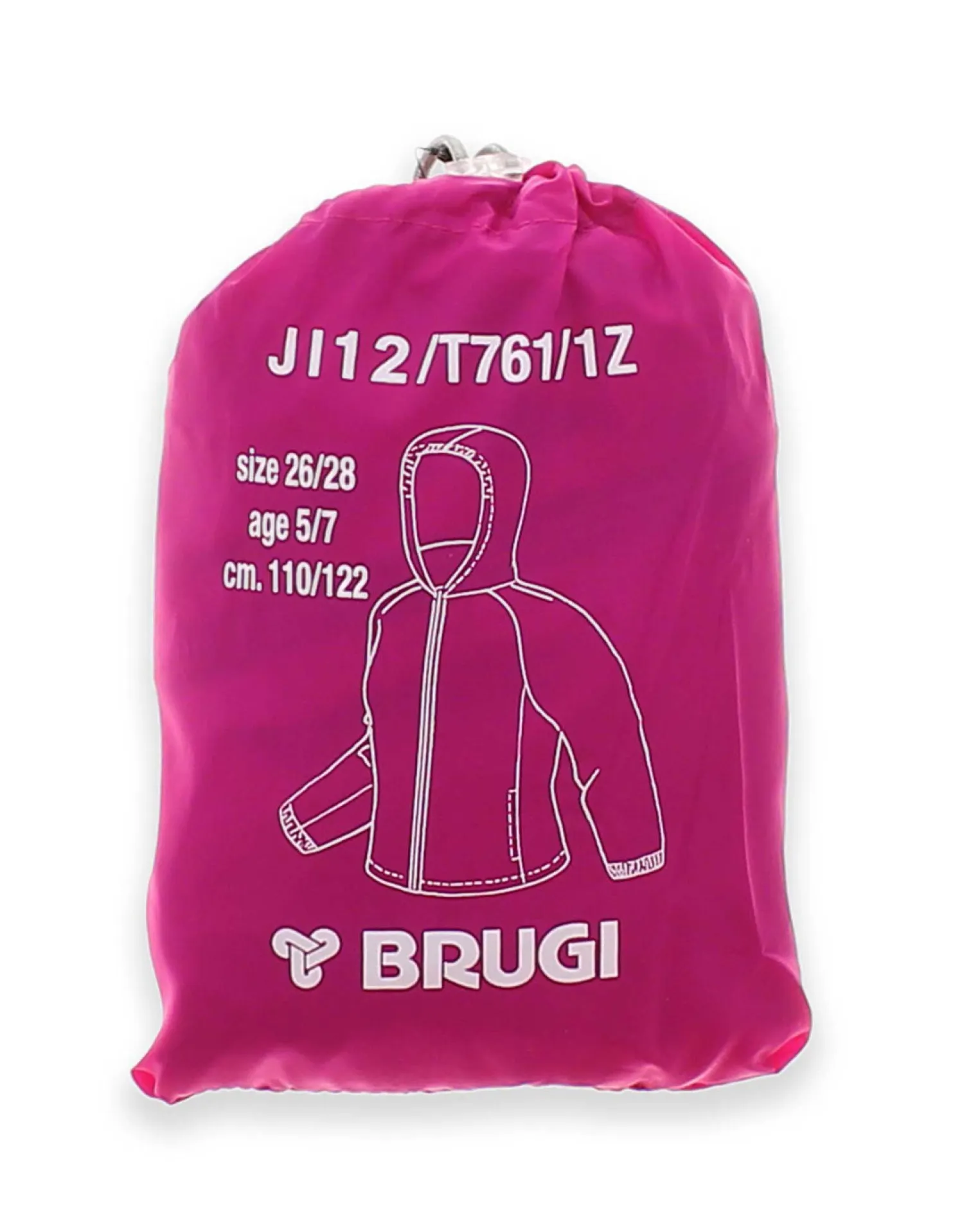 BRUGI - K-WAY JUNIOR RICHIUDIBILE FUXIA, JI12-T761_785