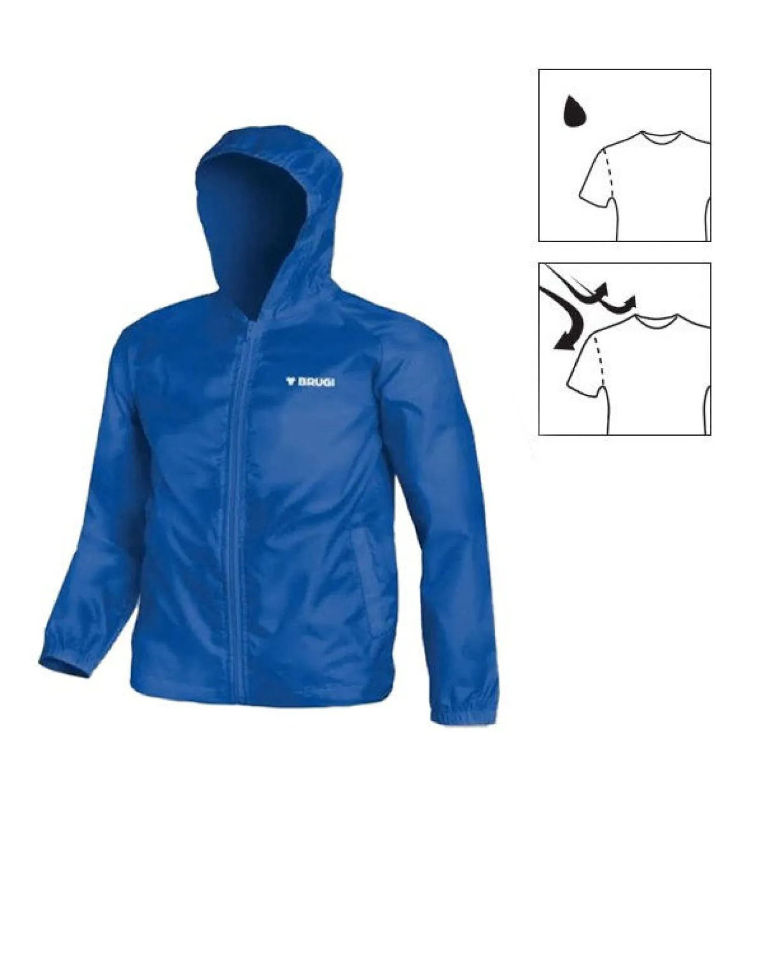 BRUGI - K-WAY JUNIOR RICHIUDIBILE ROYAL, JX2B-T761_856