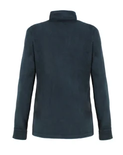 BRUGI - MICROPILE BLU DA DONNA MEZZA ZIP