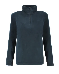 BRUGI - MICROPILE BLU DA DONNA MEZZA ZIP