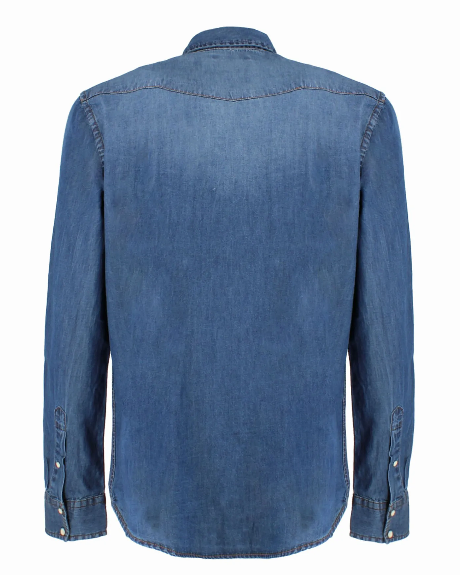 CAMICIA JEANS SABBIATO MEDIO