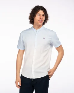 CAMICIA LINO MEZZA MANICA