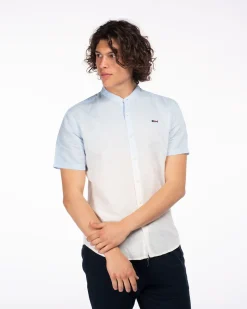 CAMICIA LINO MEZZA MANICA