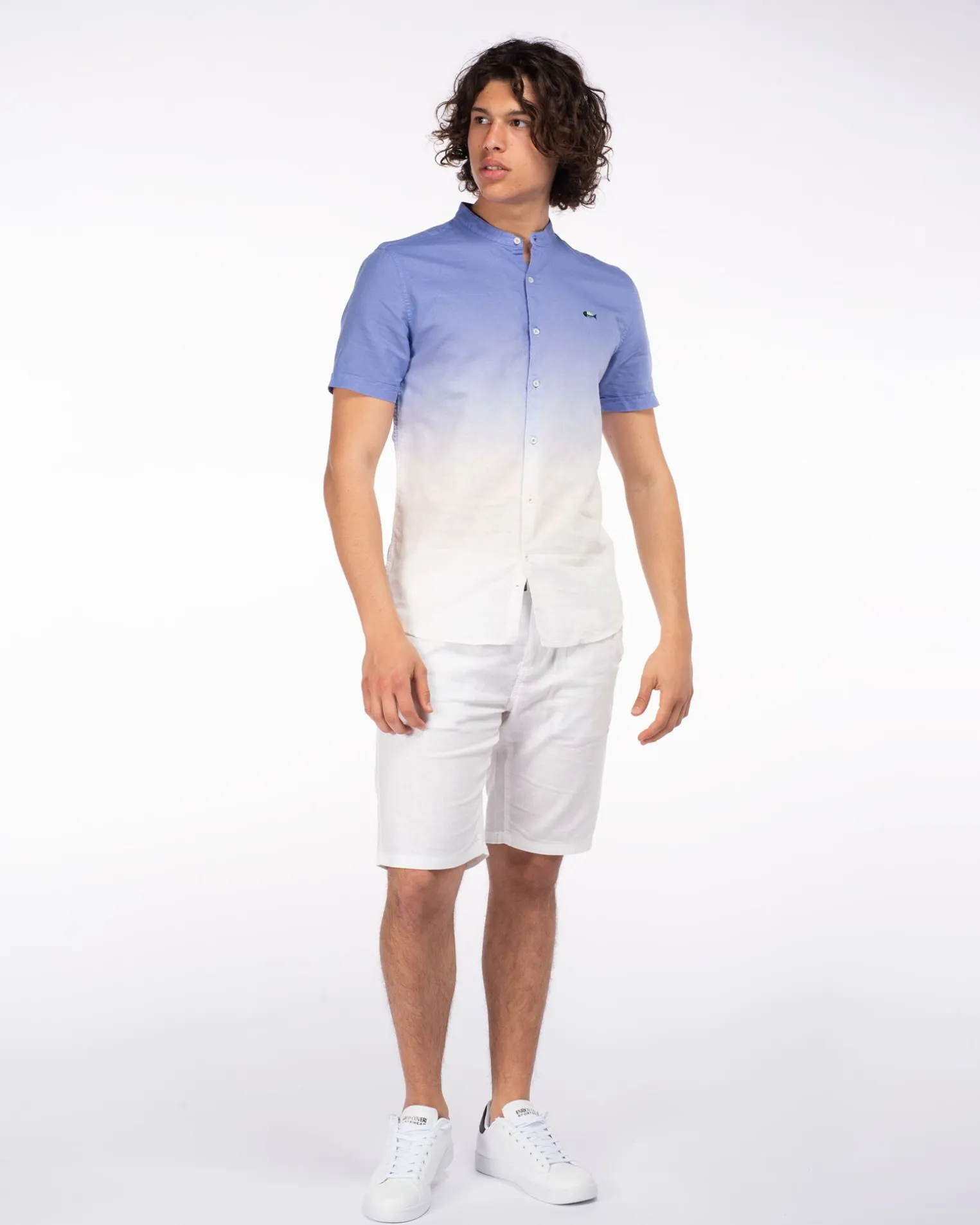 CAMICIA LINO MEZZA MANICA