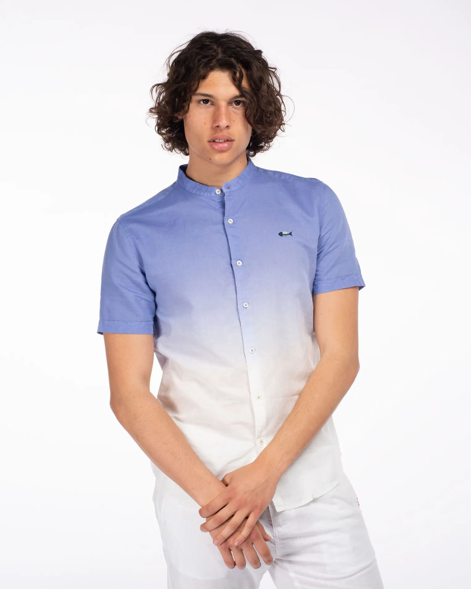 CAMICIA LINO MEZZA MANICA