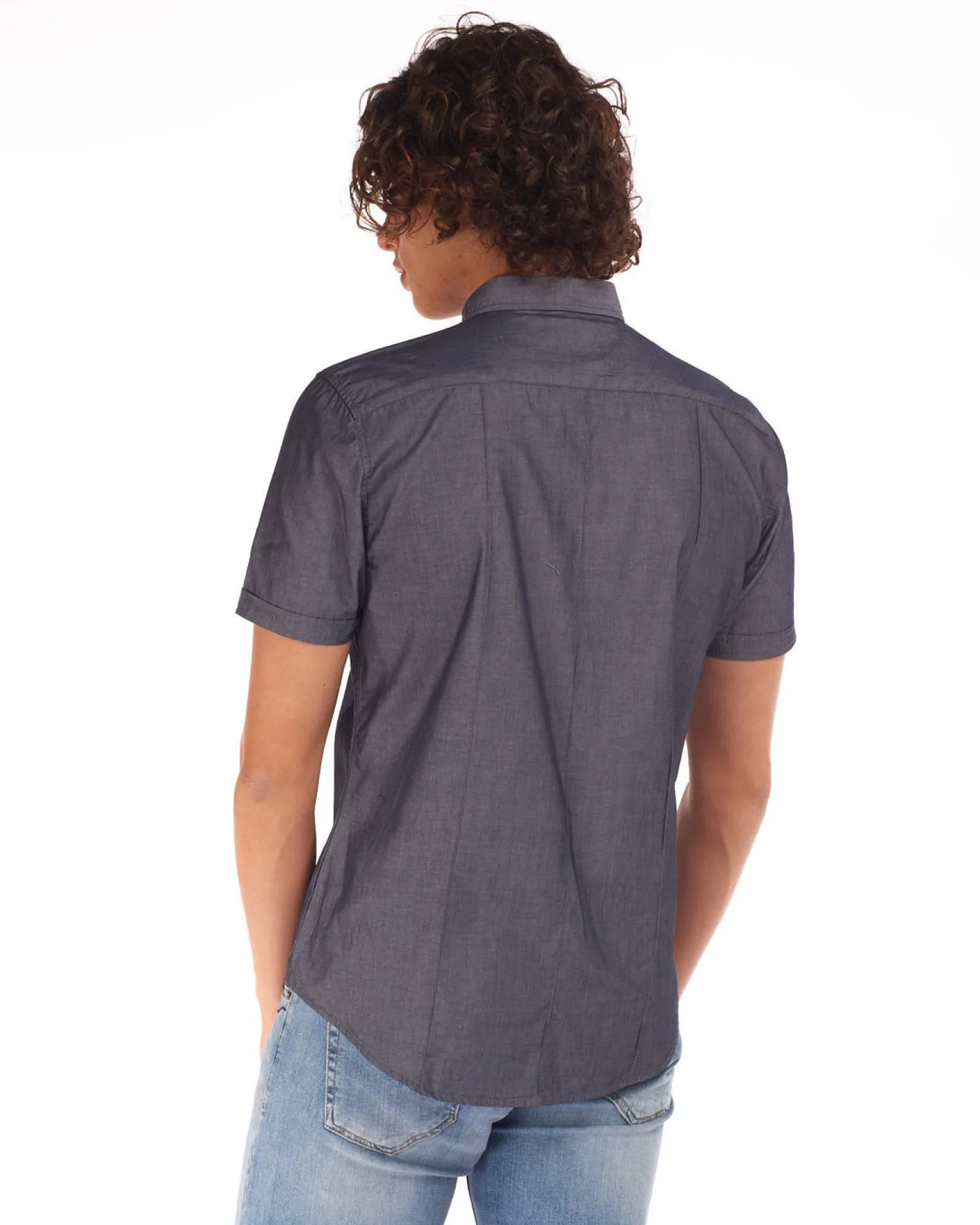 CAMICIA MANICA CORTA CHAMBRAY