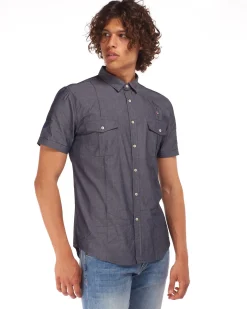 CAMICIA MANICA CORTA CHAMBRAY