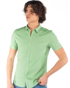 CAMICIA MANICA CORTA LINO CC