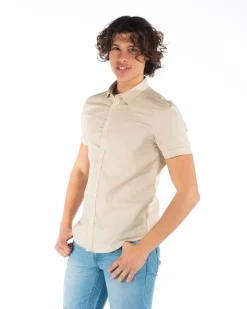 CAMICIA MANICA CORTA LINO CC