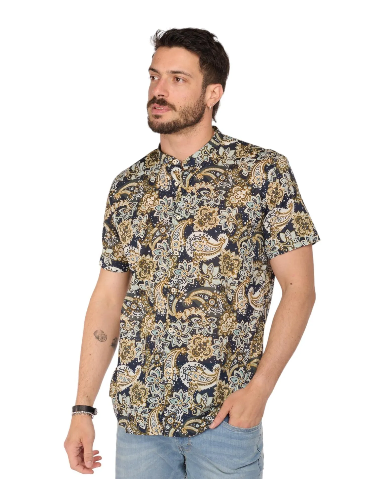 CAMICIA MEZZA MANICA COREANA FANTASIA