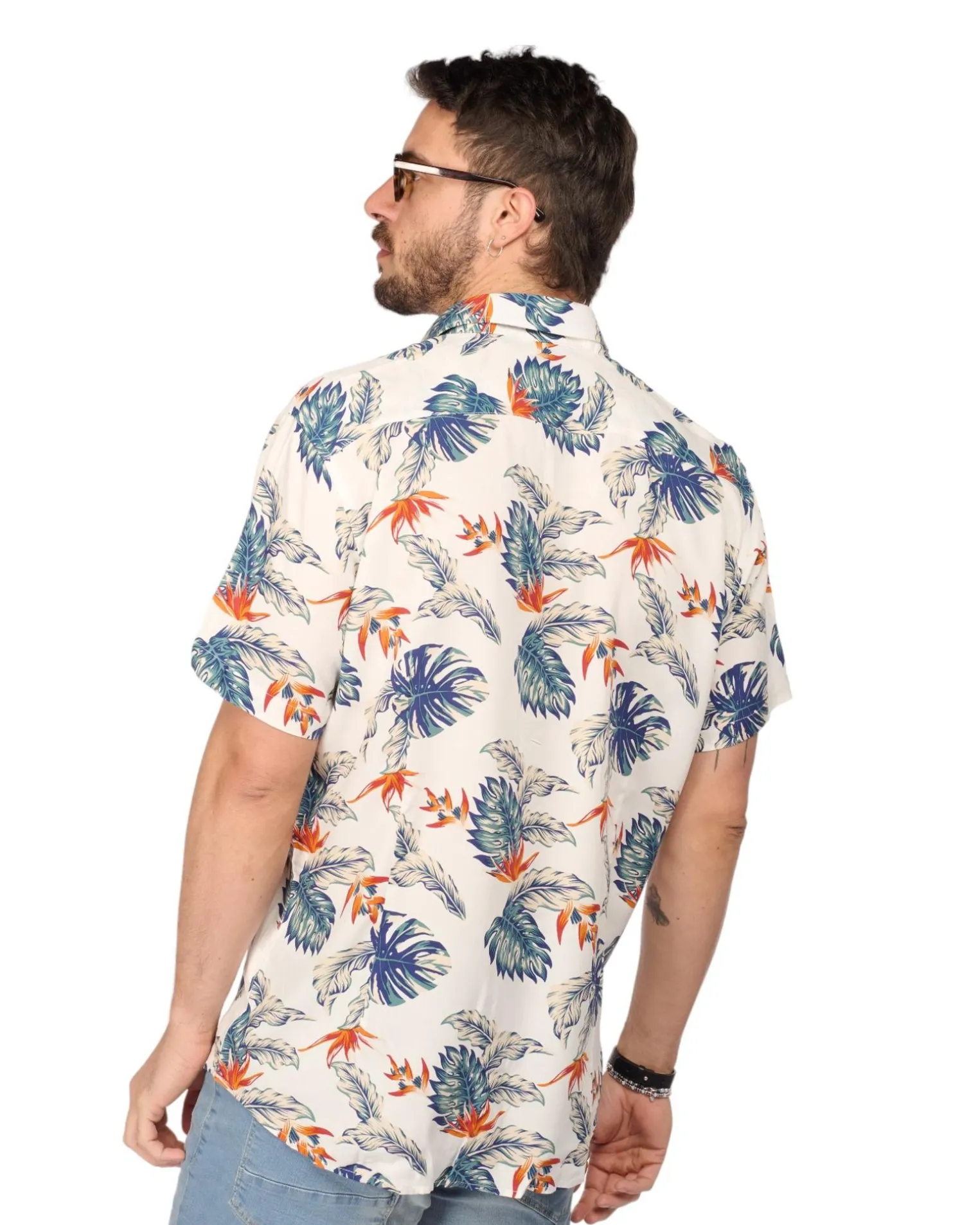CAMICIA MEZZA MANICA FANTASIA