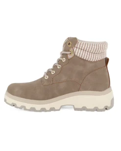 CANGURO - Scarponcino beige con lacci