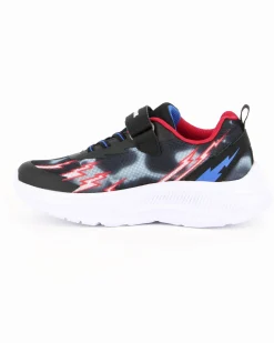 CANGURO - Sneakers blu e nera da bambino con strappo, numerata 29/35
