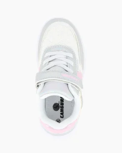 CANGURO - Sneakers rosa e argento da bimba con strappo, numerata 24/30