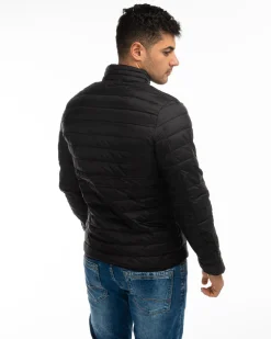 CARRERA - CAMICIA JEANS NERA MANICA LUNGA BOTTON DOWN CON UN TASCHINO