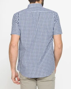 CARRERA - Camicia manica corta botton down con taschino