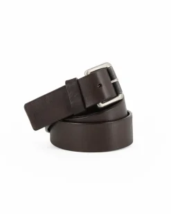 CARRERA - Cinta marrone in VERA PELLE da uomo