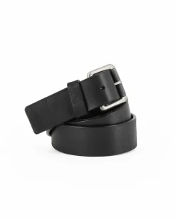 CARRERA - Cinta nera in VERA PELLE da uomo