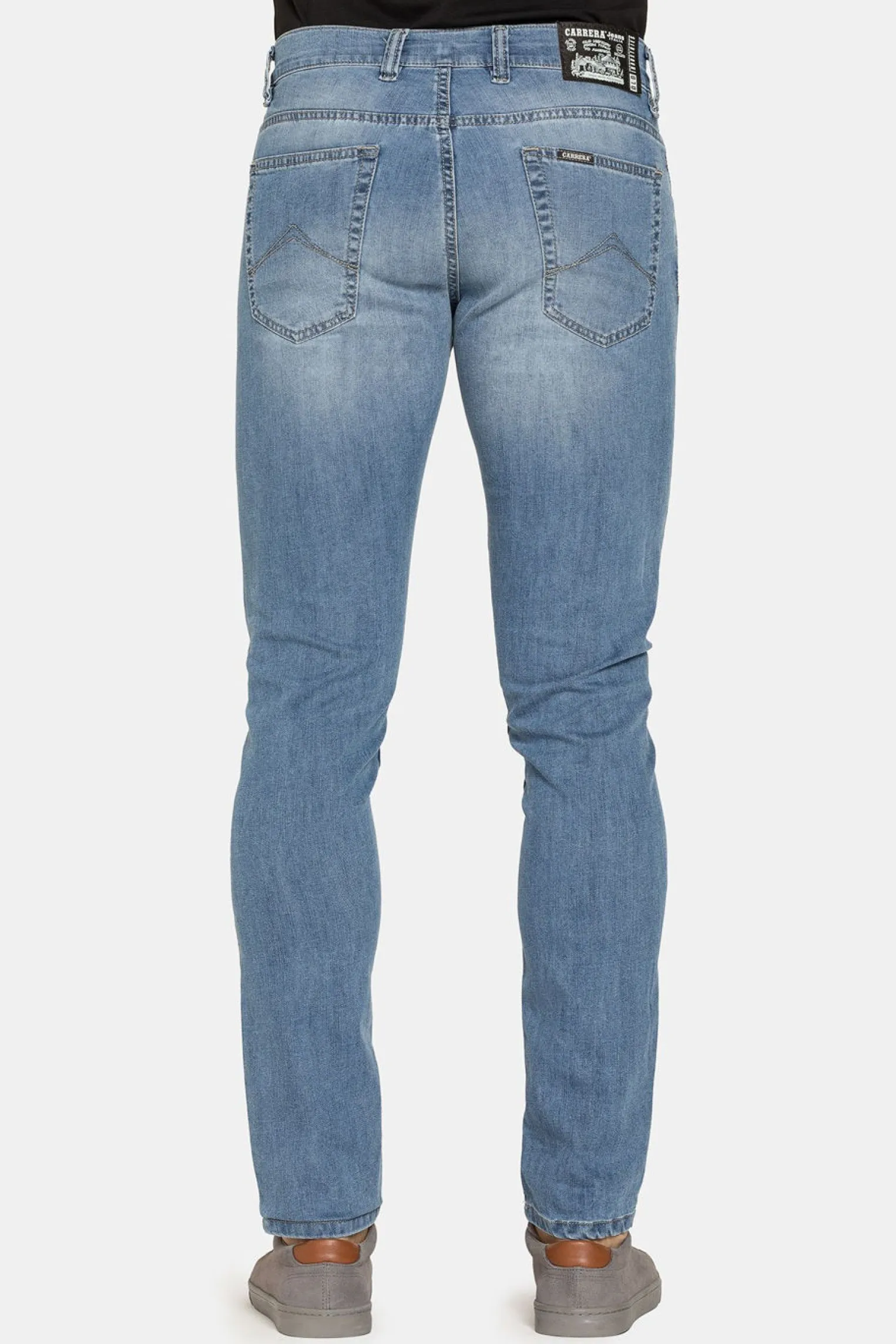 CARRERA - JEANS 5 TASCHE ELASTICIZZATO SABBIATO MEDIO