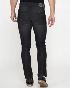 CARRERA - JEANS 5 TASCHE TESSUTO IN FELPA NERO