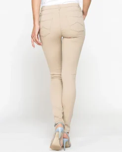 CARRERA - LEGG-JEANS BEIGE SUPER STRETCH