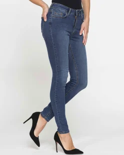CARRERA - LEGG-JEANS DONNA 5 tasche con zip