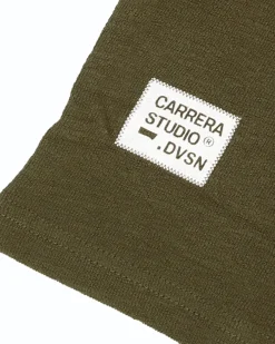 CARRERA - MAGLIA A MANICA LUNGA VERDE DA UOMO