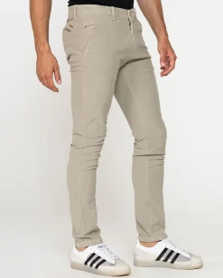 CARRERA - PANTALONE BEIGE DA UOMO IN FUSTAGNO STRETCH