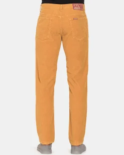 CARRERA - PANTALONE OCRA 5TASCHE IN VELLUTO 1000 RIGHE STRETCH