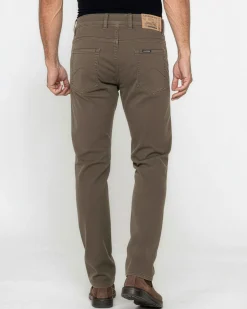 CARRERA - Pantalone 5 tache stretch fango da uomo