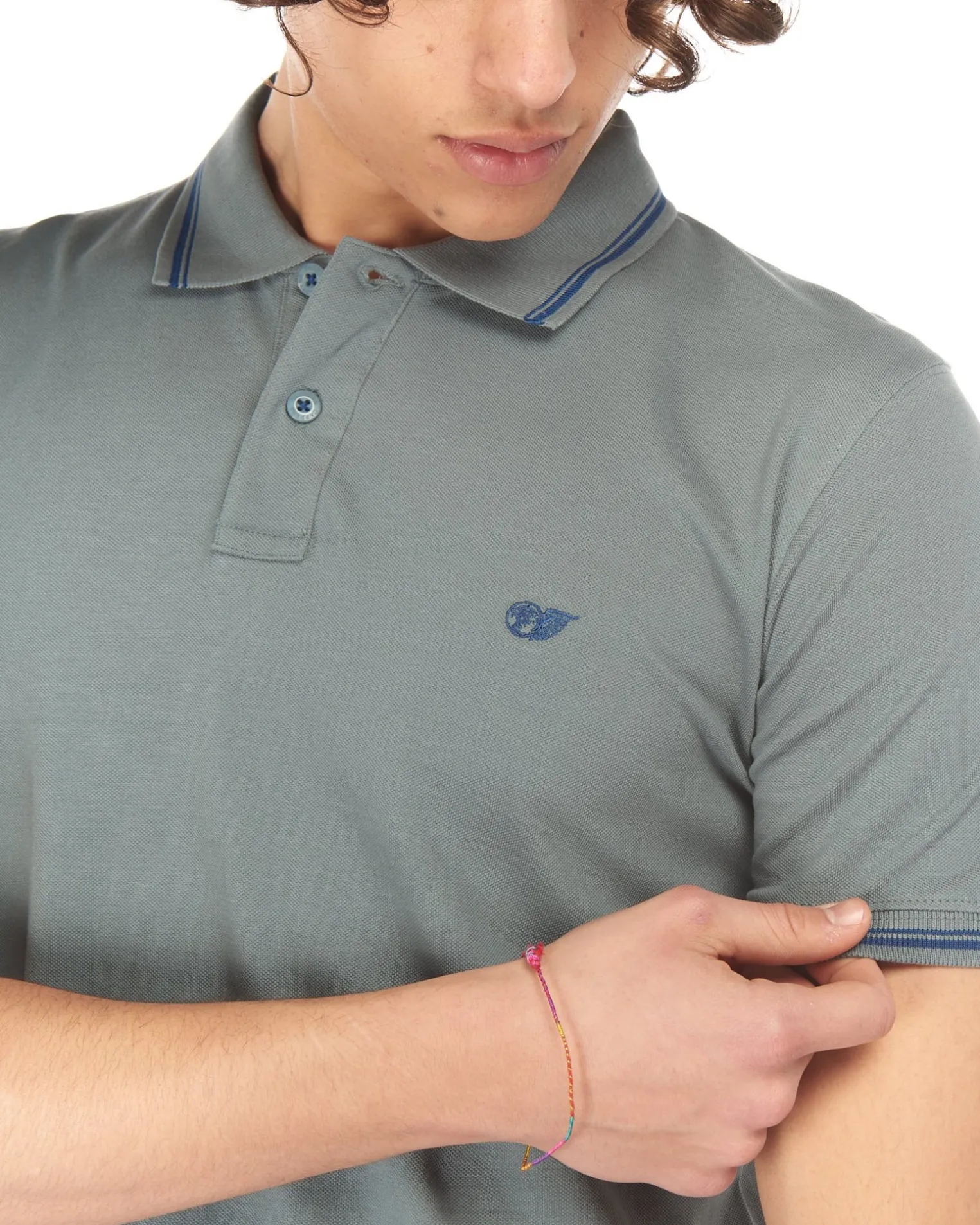 CARRERA - POLO PIQUET MANICA CORTA BASIC BORDINO CONTRASTO