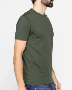 CARRERA - UOMO TSHIRT VERDE MEZZA MANICA