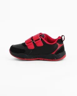 CARS - Sneakers rossa e nera da bambino con luci e strappi