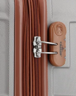 CHARRO - TROLLEY GRIGIO CHIARO IN ABS E 4 RUOTE DOPPIE