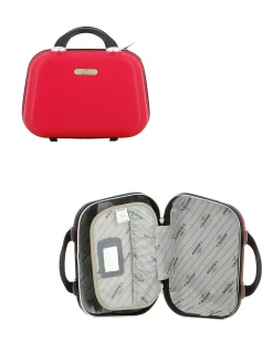 CHARRO - TROLLEY IN ABS A RIGHE ORIZZONTALI CON 4 RUOTE DOPPIE